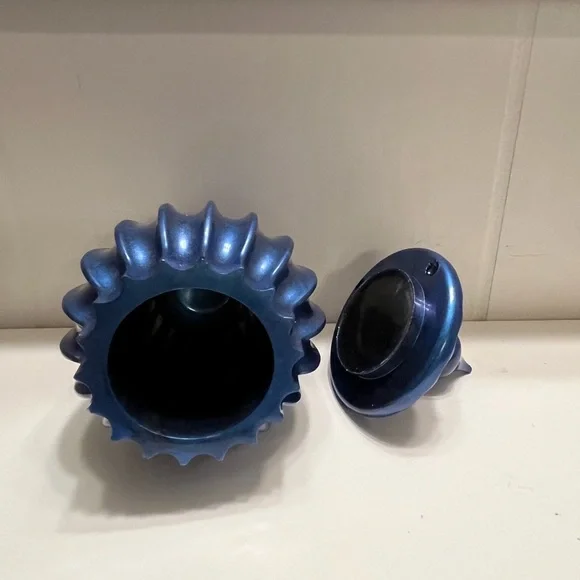 Blue Resin Decorative Jar - Picture 3 of 3